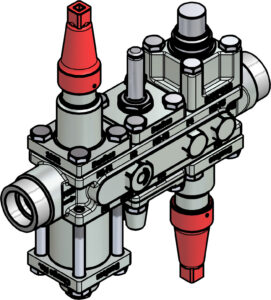 Valve station ICF 20 6 5MB66 25 mm Connection standard ASME B 16.11 Industrial Valves 027L3160