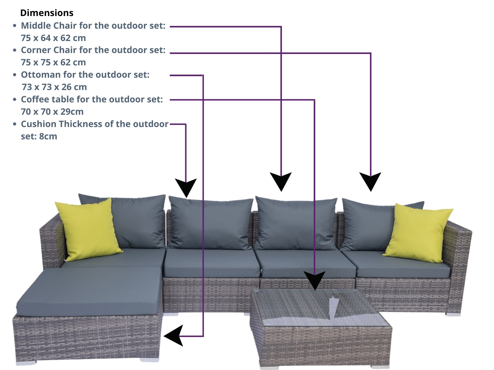 Vicenza Outdoor Corner Set 5 Seater Pr6665649 Outdoor Furniture Nz Depot 9 - Nz Depot