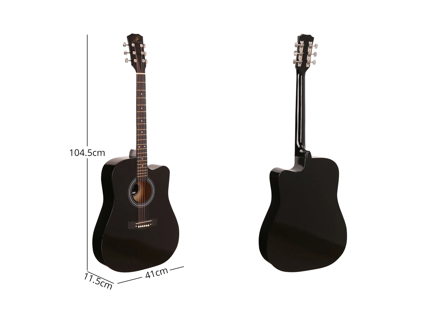 41 Acoustic Guitar Black Color Pr65836 Guitars Nz Depot 3 - Nz Depot