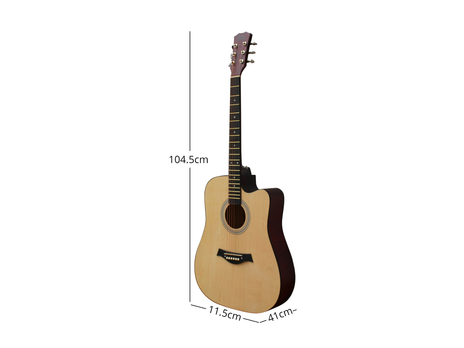 41 Acoustic Guitar Natural Wood Color Pr65835 Guitars Nz Depot 3 - Nz Depot