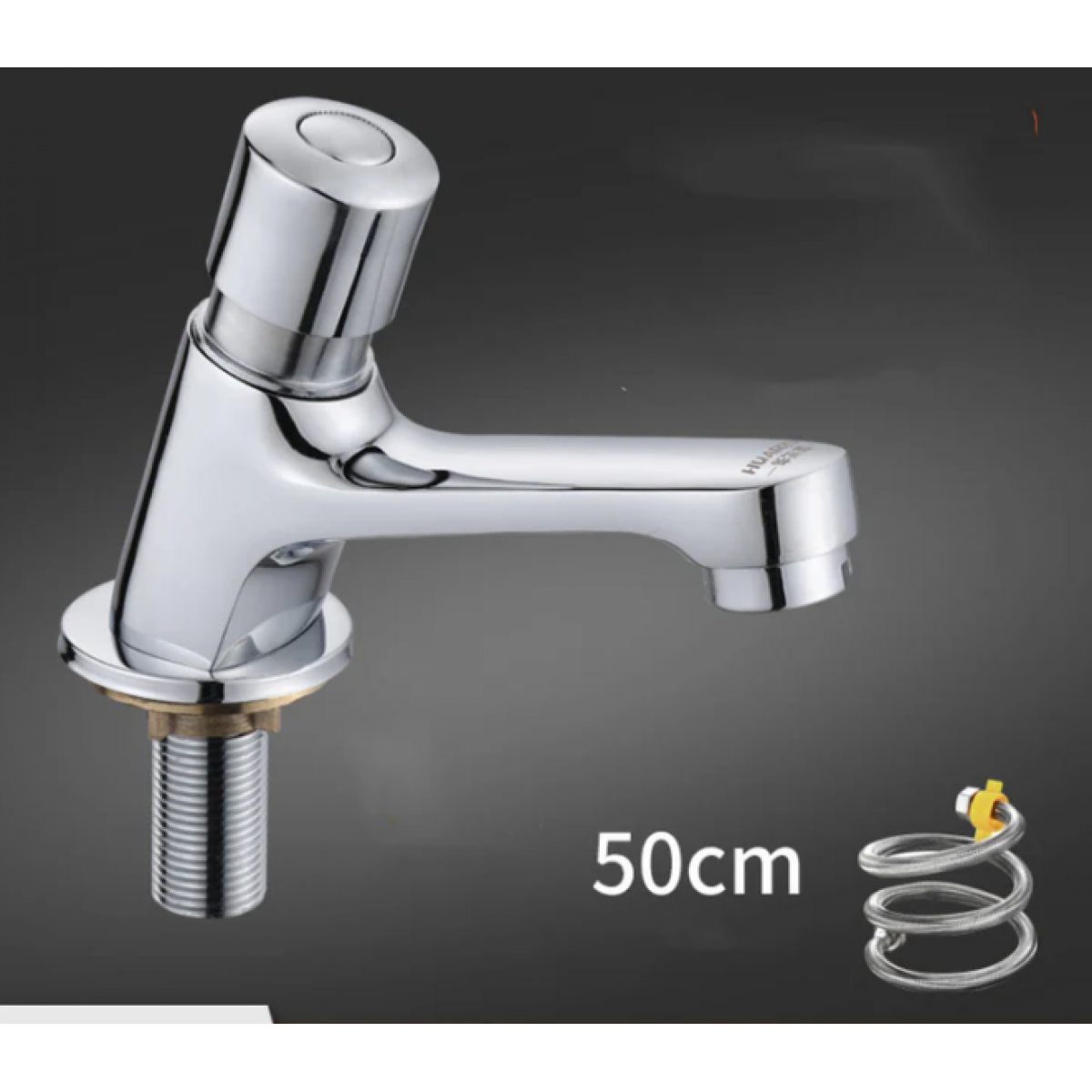 Basin Mixer -  Brass Self Closing Time Delay Push Button Basin Faucet, Basin Mixer - Nz Depot