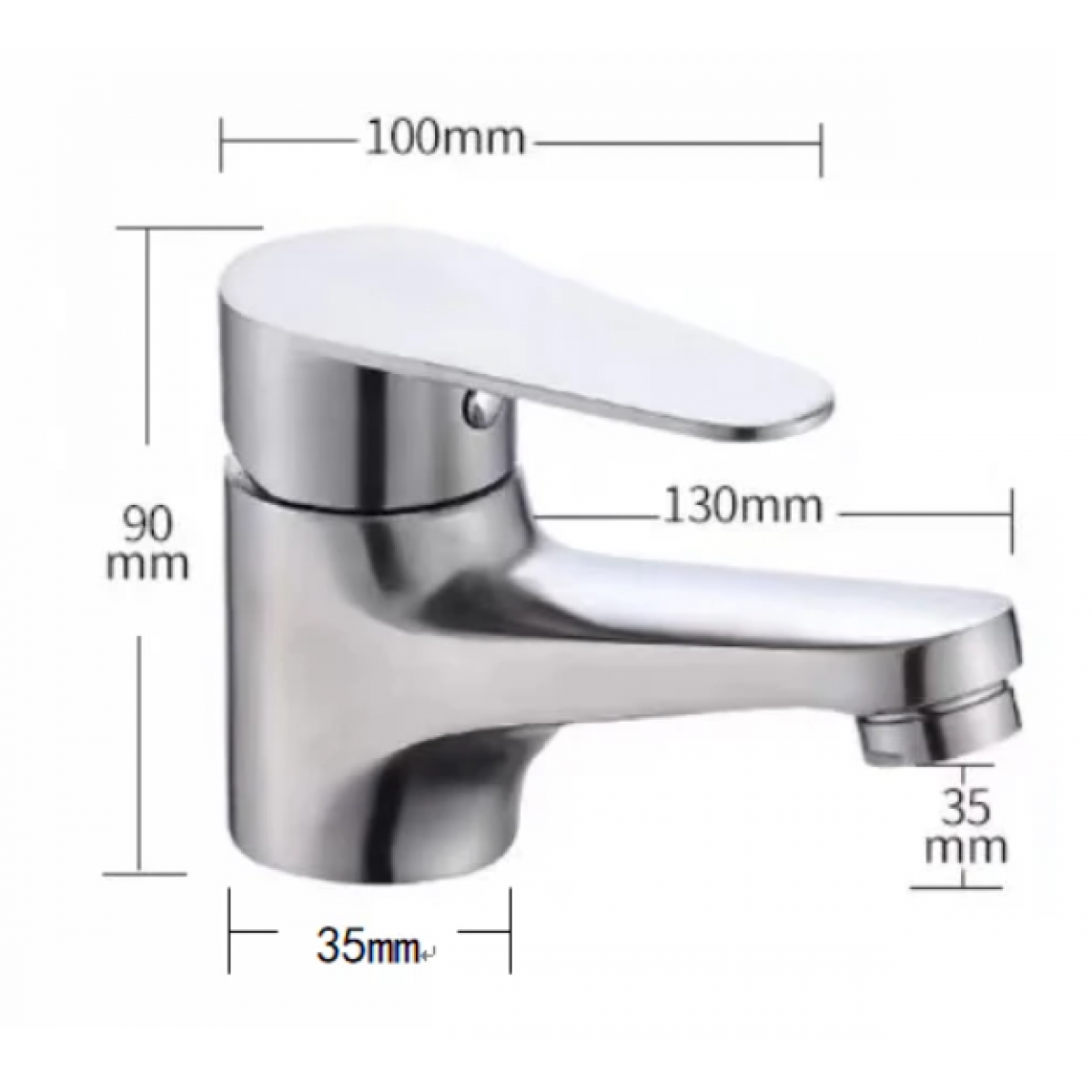 Basin Mixer Single Cold Water Wash Hand Basin Tap Faucet For Bathroom 6030 Single Basin Mixer Nz Depot 1 - Nz Depot