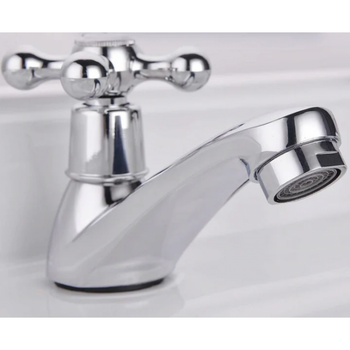 Basin Mixer -  Solid Brass Traditional Double Basin Taps, Basin Mixer - Nz Depot