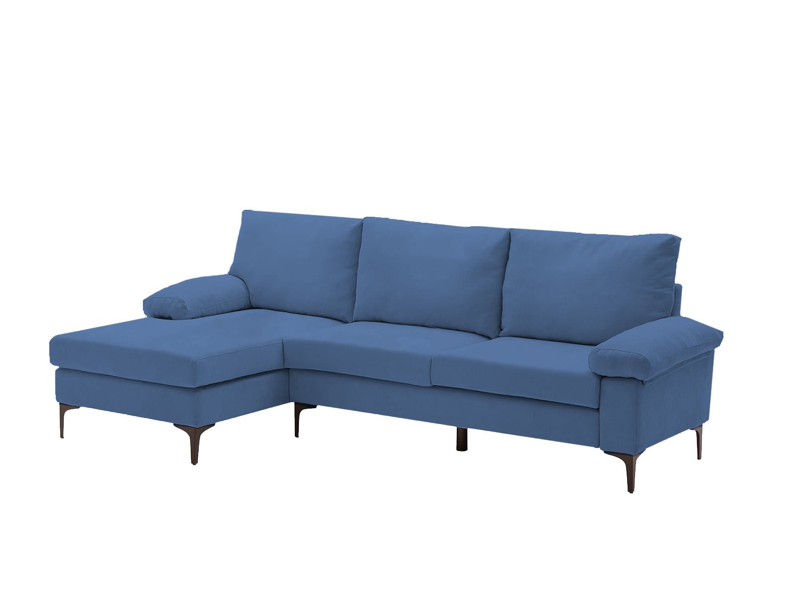 Ds Adriana Sectional Sofa Linen Blue