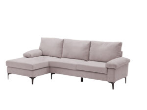 Ds Adriana Sectional Sofa Linen Grey Pr71823 Sofas Sectionals Sofa Beds Nz Depot - Nz Depot