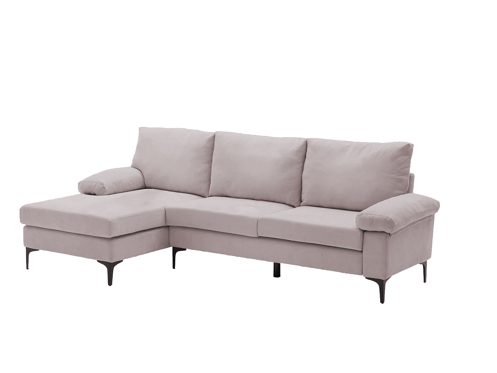 Ds Adriana Sectional Sofa Linen Grey