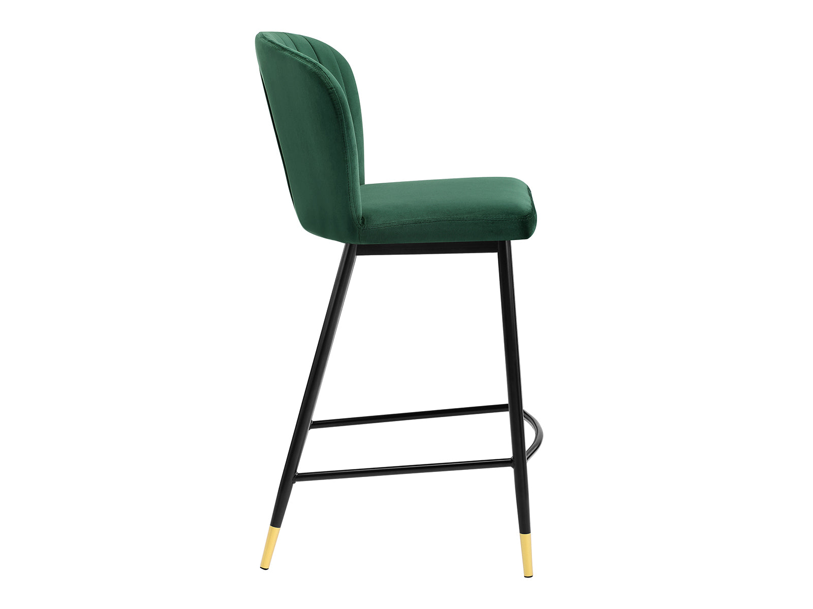 Ds Bar Stool Velvet Covered Green X 2 Pr71765 Bar Stools Nz Depot 5 - Nz Depot