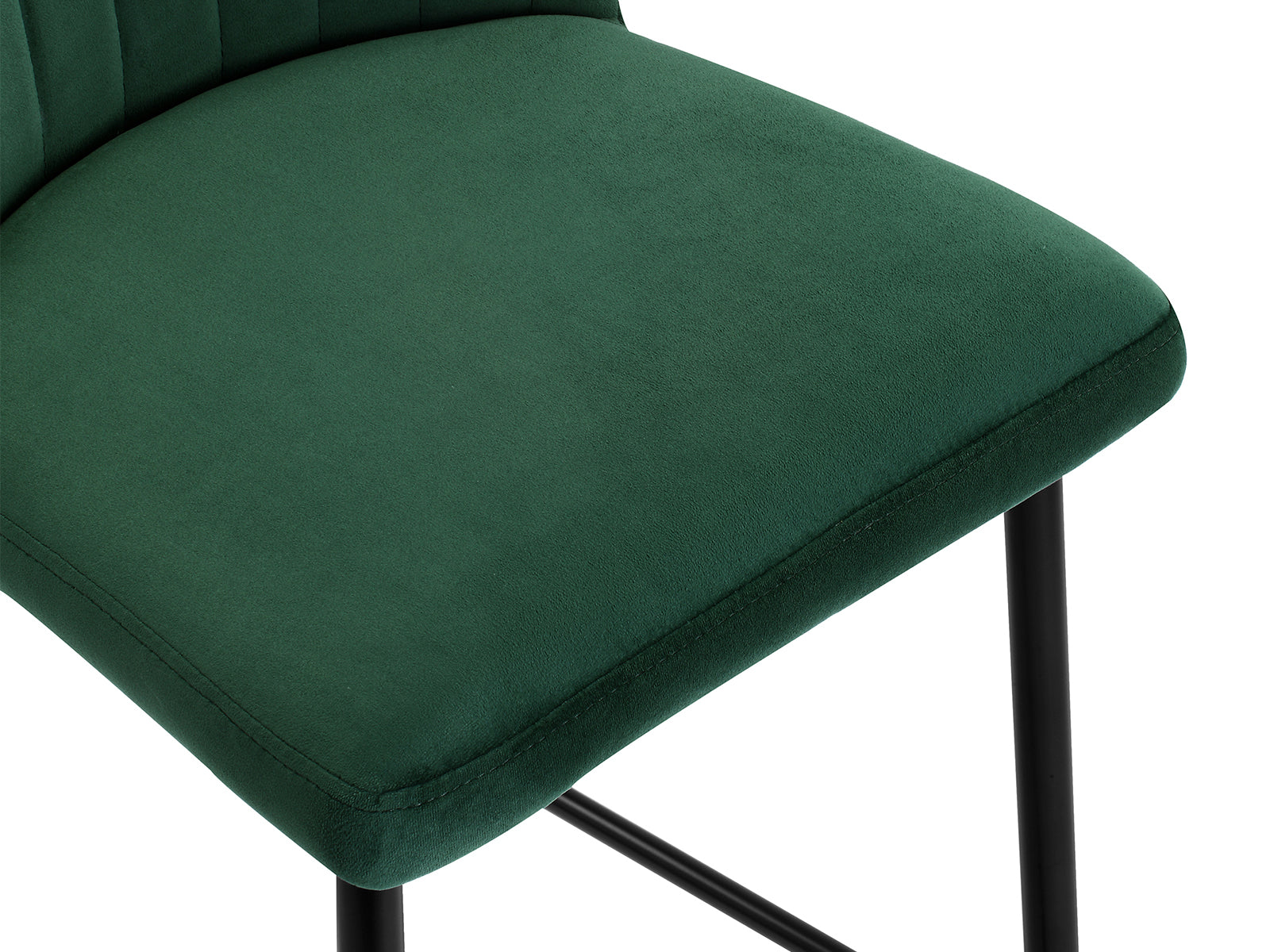 Ds Bar Stool Velvet Covered Green X 2 Pr71765 Bar Stools Nz Depot 7 - Nz Depot