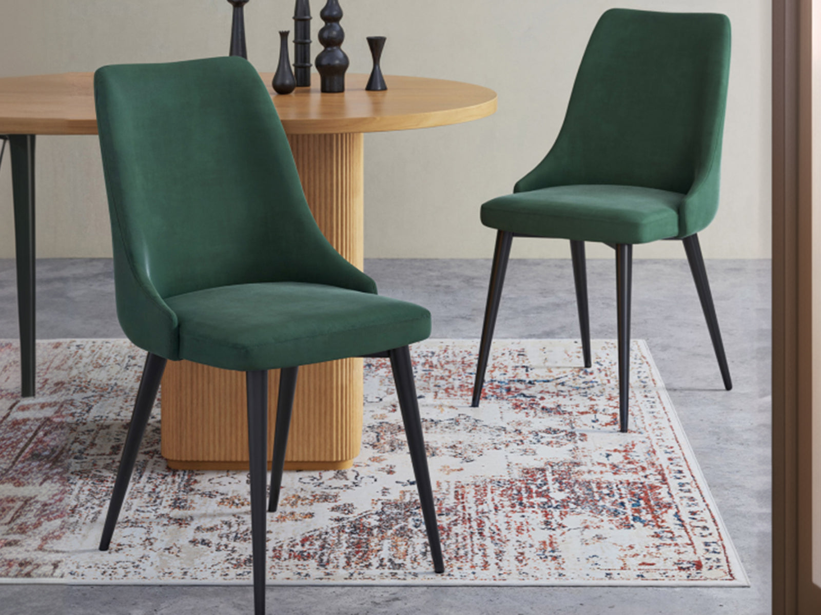 Ds Dining Chair Hcd Velvet Emerald Green X2 Pr71771 Dining Chairs Nz Depot 11 - Nz Depot