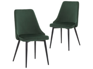 Ds Dining Chair Hcd Velvet Emerald Green X2 Pr71771 Dining Chairs Nz Depot - Nz Depot