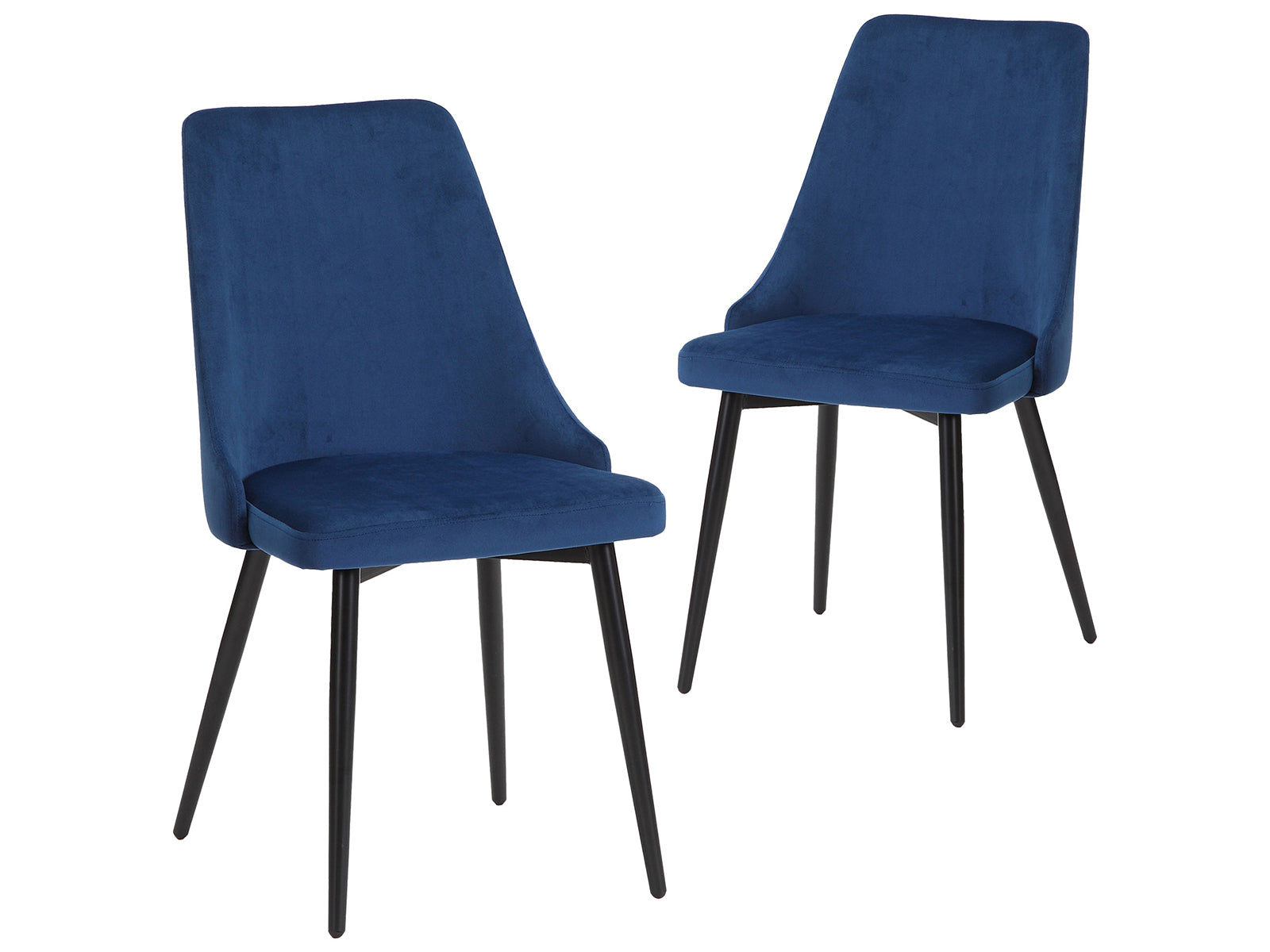 Ds Dining Chair Hcd  Velvet Navy X2