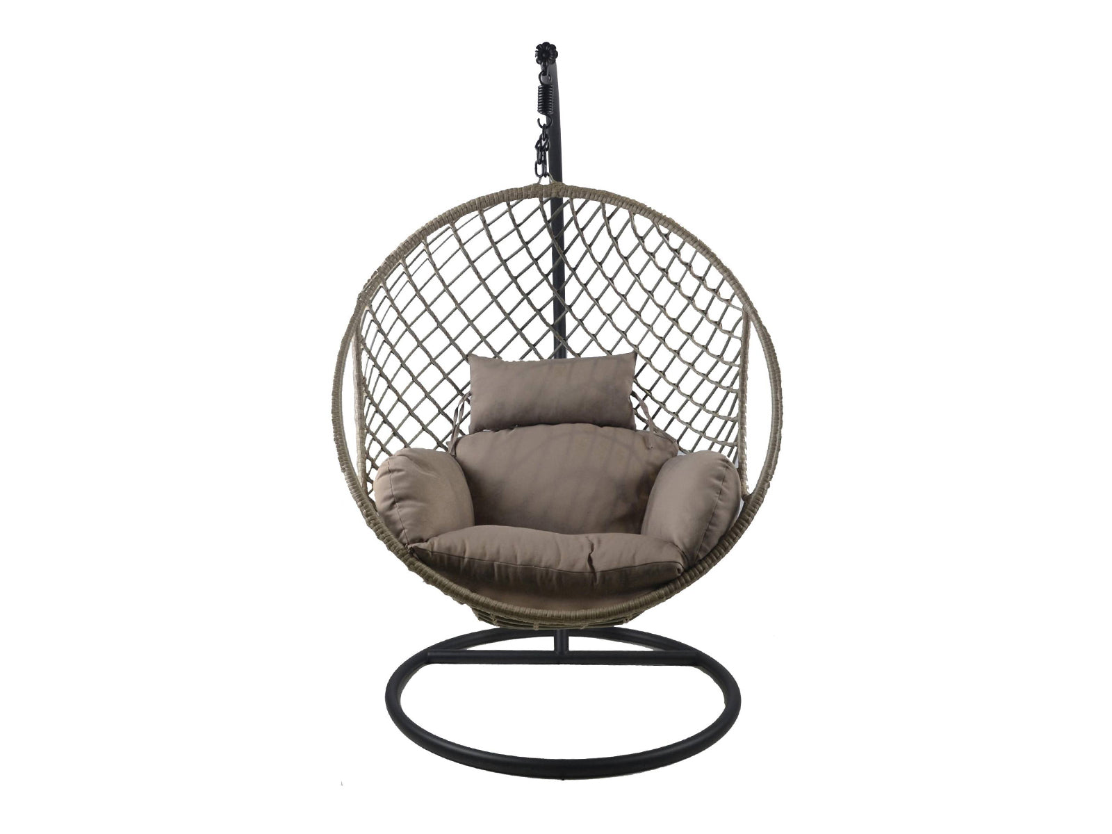 Ds Jade Swing Chair Grey+Brown