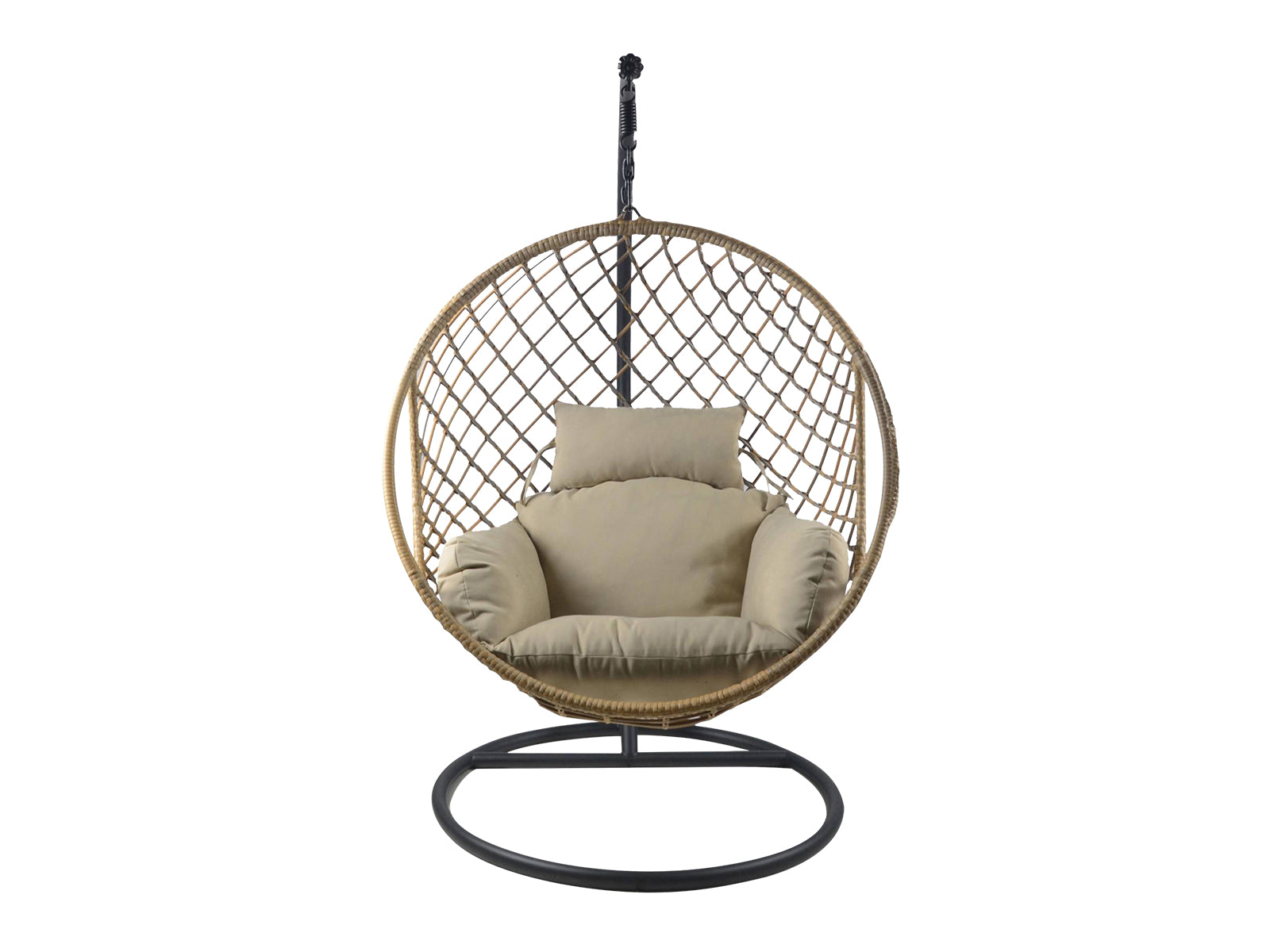 Ds Jade Swing Chair Khaki Grey+Beige