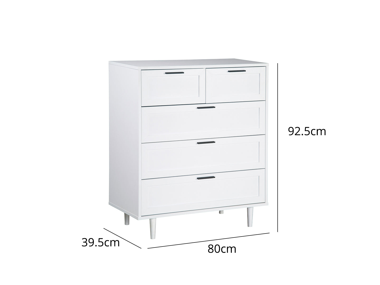 Ds Rechteck 5 Drawers Tallboy Pr65847 Tallboys Nz Depot 3 - Nz Depot