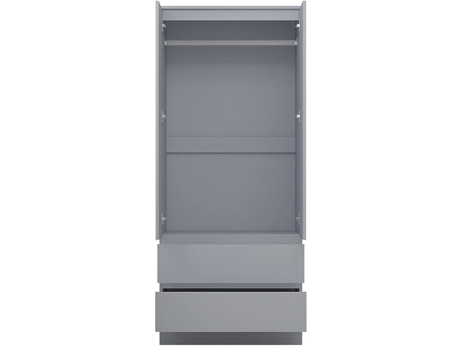 Ds Serena Wardrobe M80 Grey Pr71885 Wardrobes Nz Depot 6 - Nz Depot