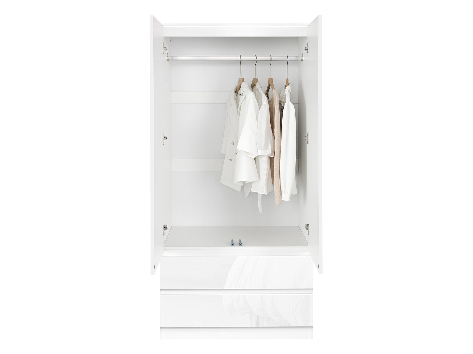 Ds Serena Wardrobe M80 White Pr71884 Wardrobes Nz Depot 5 - Nz Depot