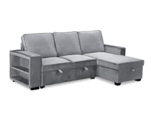 Enkel Pull Out Sofa Grey PR11711 Sofas Sectionals Sofa Beds NZ DEPOT