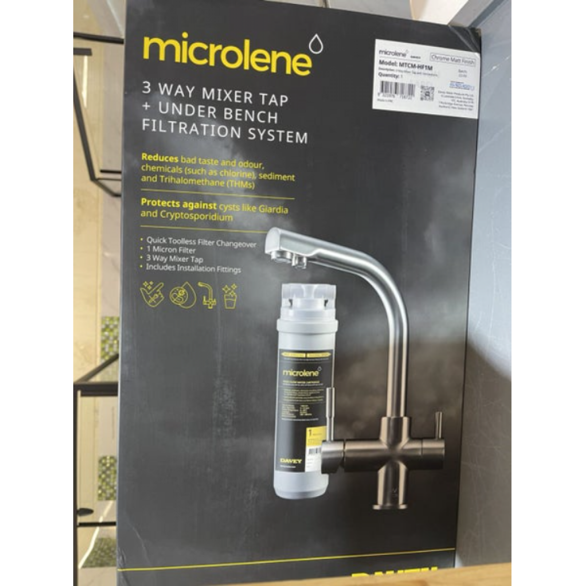 Kitchen Sink Mixer - Davey Microlene High Flow Under Bench Filtration System, Kitchen Mixer - Nz Depot