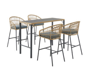 Naturlig Outdoor Bar Set Pr71797 Outdoor Furniture Nz Depot - Nz Depot