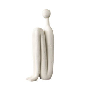 Soga 10X28Cm Ornament Modern Stickman Art Sculpture Minimalist Resin Statue Round Head For Home Decor And Bookend Ornament2924 Nz Depot - Nz Depot