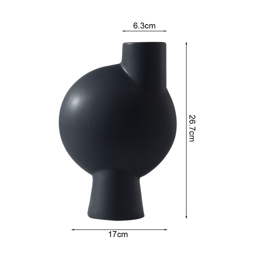 Soga 17.8X26.7Cm Small Ornament A Modern Abstract Vase Decorative Object Unique Shape With Narrow Neck For Home Decor, Home &Amp; Living, Home Decor, Indoor Pots, Planters And Plant Stands, , ,  - Nz Depot 5