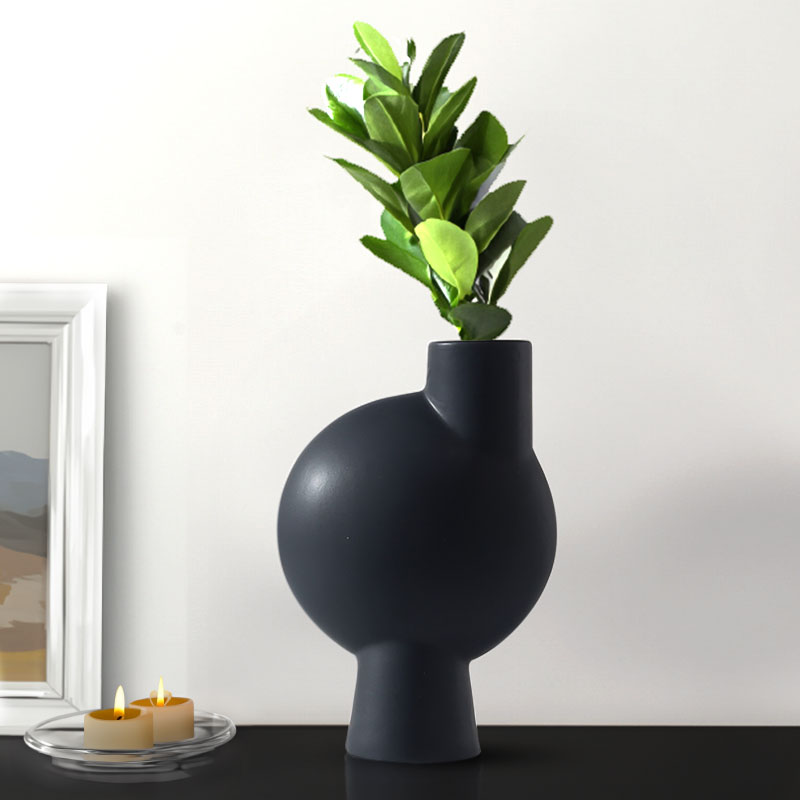 Soga 17.8X26.7Cm Small Ornament A Modern Abstract Vase Decorative Object Unique Shape With Narrow Neck For Home Decor, Home &Amp; Living, Home Decor, Indoor Pots, Planters And Plant Stands, , ,  - Nz Depot 6