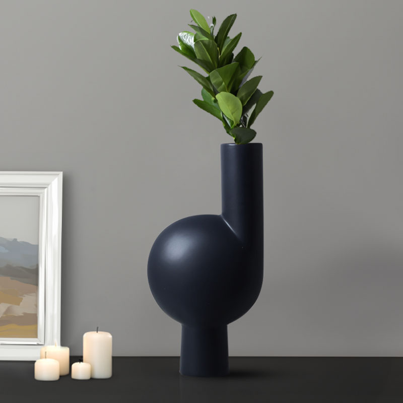 Soga 19X37Cm Large Ornament A Modern Abstract Vase Decorative Object Unique Shape With Narrow Neck For Home Decor, Home &Amp; Living, Home Decor, Indoor Pots, Planters And Plant Stands, , ,  - Nz Depot 6