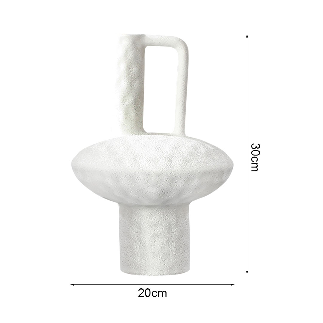 Soga 20X30Cm Ornament Contemporary White Ceramic Vase Decorative For Minimalist And Elegant Home Decor, Home &Amp; Living, Home Decor, Indoor Pots, Planters And Plant Stands, , ,  - Nz Depot 5