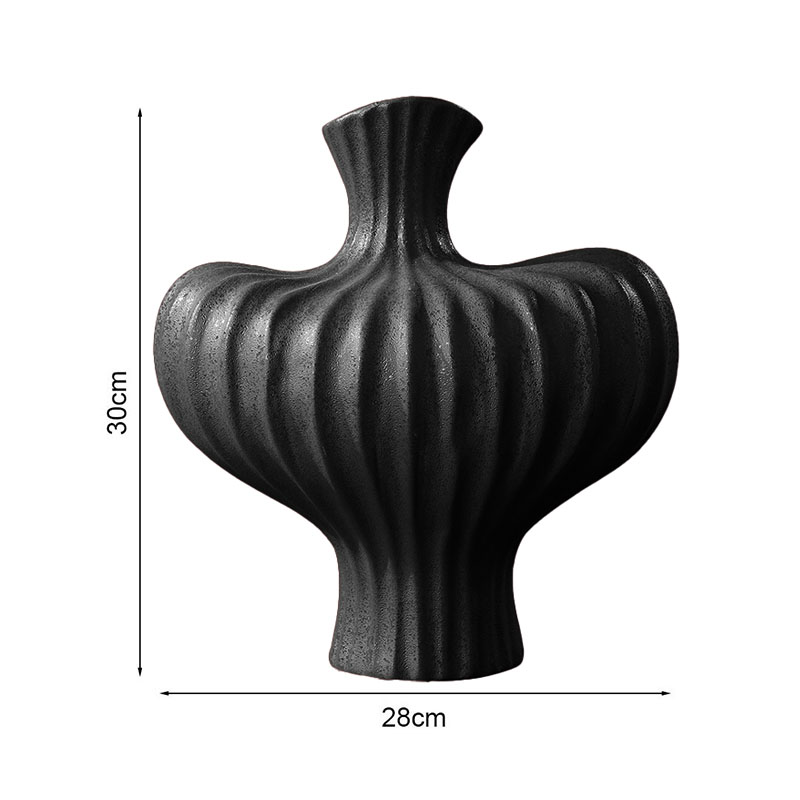 Soga 28X30Cm Large Ornament Black Vases Countertop Decoration Accessories Porch Crafts Home Decor, Home &Amp; Living, Home Decor, Indoor Pots, Planters And Plant Stands, , ,  - Nz Depot 6