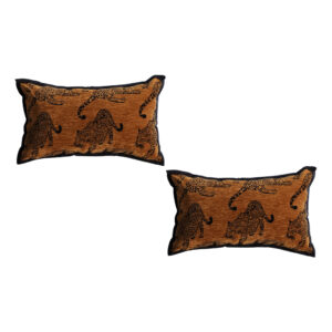 Soga 2X 30Cm Throw Pillow Dark Brown Leopard Lumbar Decorative Cushion For Living Room Frenchcushion300X2 Nz Depot - Nz Depot