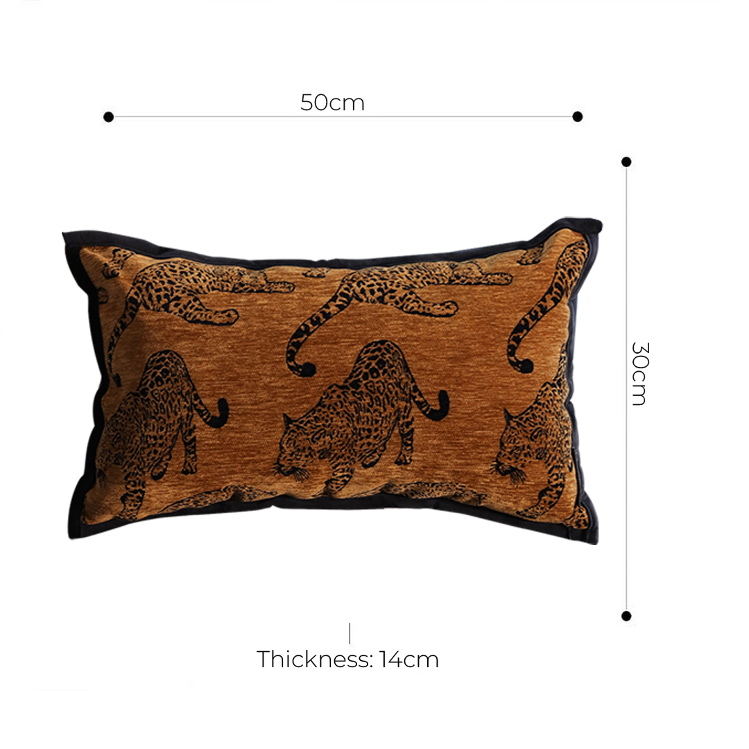 Soga 2X 30Cm Throw Pillow Dark Brown Leopard Lumbar Decorative Cushion For Living Room, Furniture, Living Room Furniture, Occasional Chairs, , ,  - Nz Depot 5