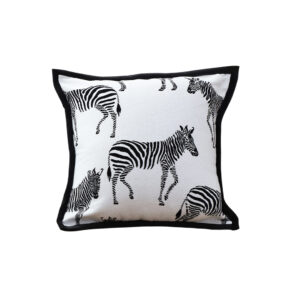 Soga 45Cm Black And White Light Luxury Zebra Cushion Decorative Square Pillow Living Room Frenchcushion289 Nz Depot - Nz Depot