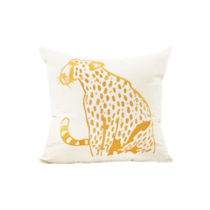 Soga 45Cm Throw Pillow White Light Luxury With Golden Leopard Design Decorative Square Cushion Home Decor Frenchcushion276 Nz Depot - Nz Depot