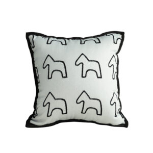 Soga 45Cm Throw Pillow White Teddy Fleece Square Pony Design Decorative Cushion For Living Room Frenchcushion291 Nz Depot - Nz Depot