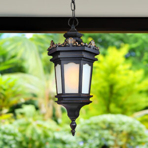 SOGA 4X 54.5cm Vintage Lamp Elegant Aluminum & Glass Lantern Chandelier, Home & Living, Lighting, Indoor Lights, Lamps, ,  - NZ DEPOT 2