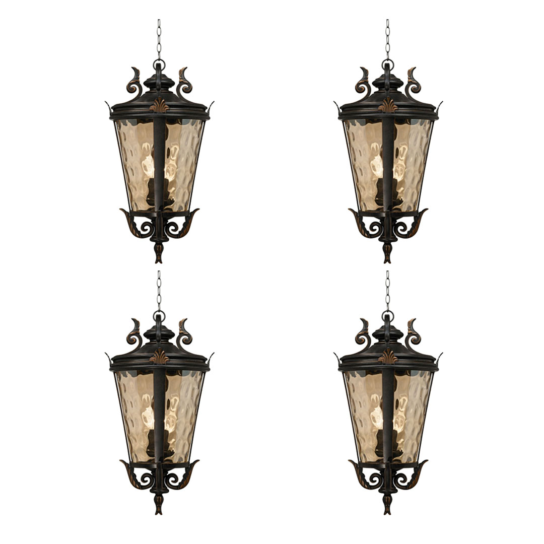 Soga 4X 60.3Cm Vintage Aluminum &Amp; Glass Lantern Elegant Chandelier Style, Home &Amp; Living, Lighting, Indoor Lights, Lamps, ,  - Nz Depot 1