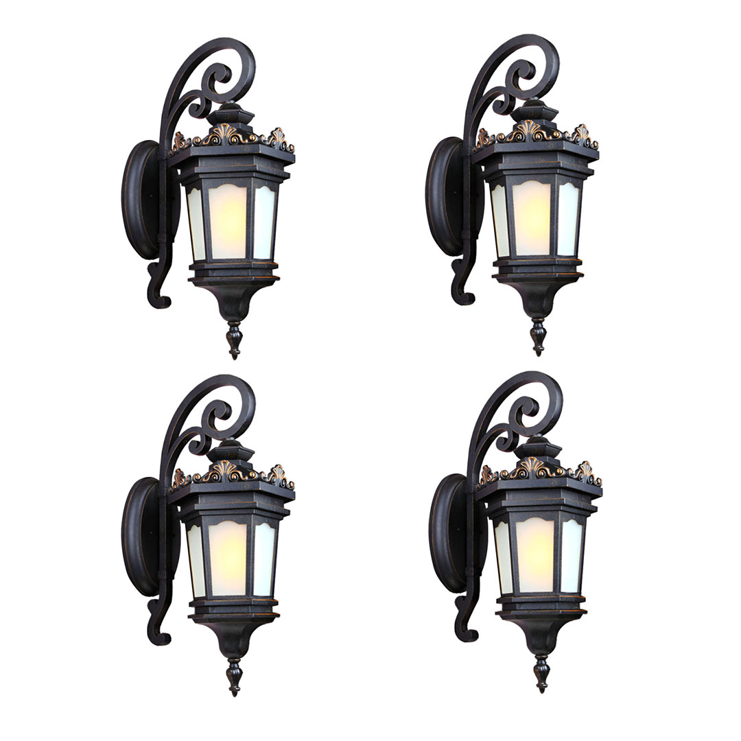 Soga 4X 62Cm Vintage Lantern Wall Light Elegant Aluminum &Amp; Glass Design, Home &Amp; Living, Lighting, Indoor Lights, Lamps, ,  - Nz Depot 1