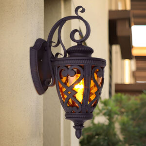 Vintage Lantern 57cm Outdoor Antique Bronze Wall Sconce Classic Rustic Exterior Light Fixture, Home & Living, Lighting, Indoor Lights, Lamps, ,  - NZ DEPOT 2