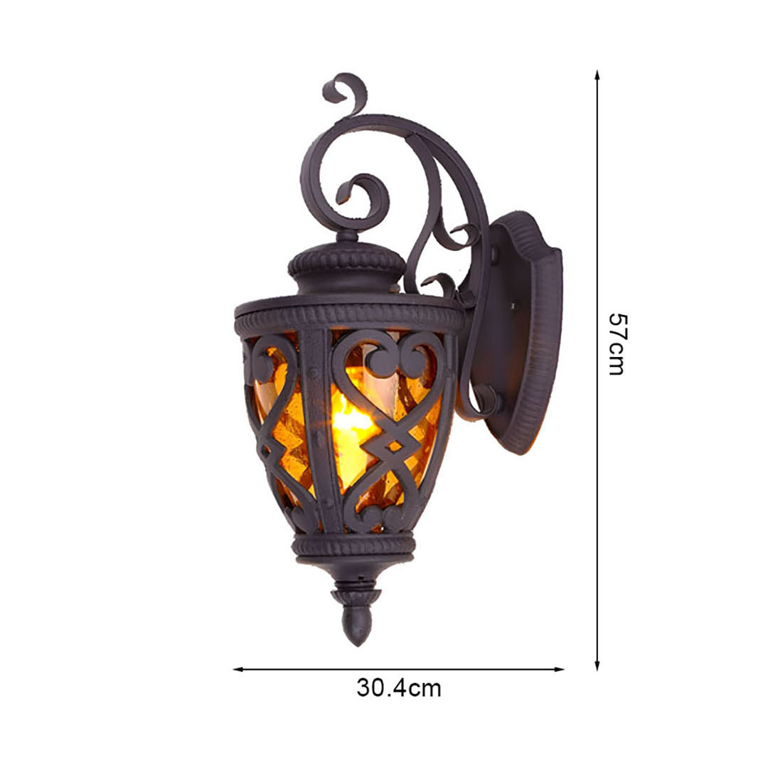 Vintage Lantern 57cm Outdoor Antique Bronze Wall Sconce Classic Rustic Exterior Light Fixture, Home & Living, Lighting, Indoor Lights, Lamps, ,  - NZ DEPOT 4