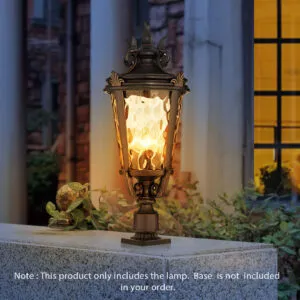 Vintage Lantern 63.5cm Outdoor Post Lantern Light Classic Charm Elegant Patio Antique Inspired Outdoor Lighting, Home & Living, Lighting, Indoor Lights, Lamps, ,  - NZ DEPOT 2