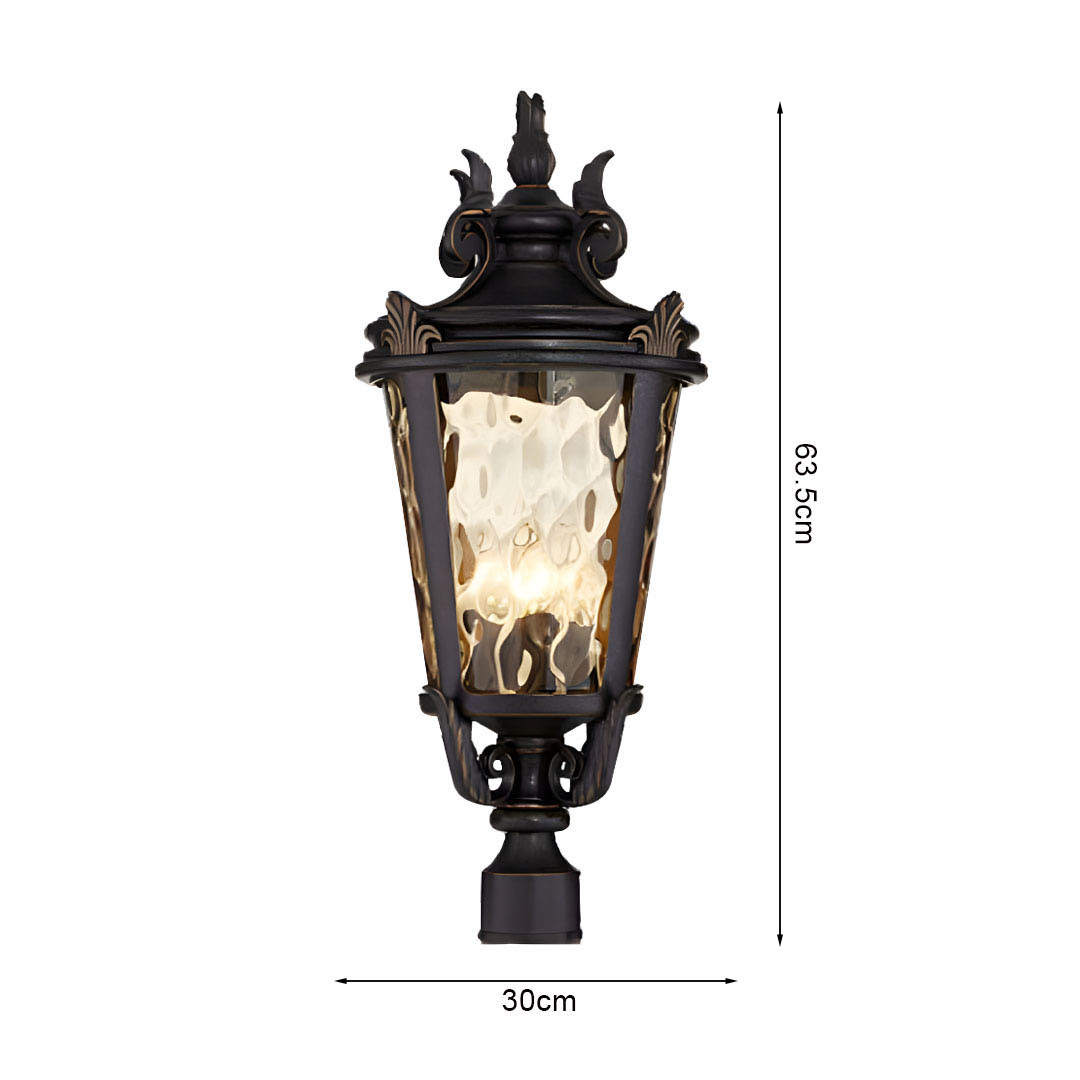 Vintage Lantern 63.5cm Outdoor Post Lantern Light Classic Charm Elegant Patio Antique Inspired Outdoor Lighting, Home & Living, Lighting, Indoor Lights, Lamps, ,  - NZ DEPOT 4