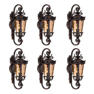 Vintage Lantern 6X 70cm Aluminum & Glass Wall Light Classic Lantern Design Elegant Outdoor Antique Inspired Wall Lamp, Home & Living, Lighting, Indoor Lights, Lamps, ,  - NZ DEPOT 1