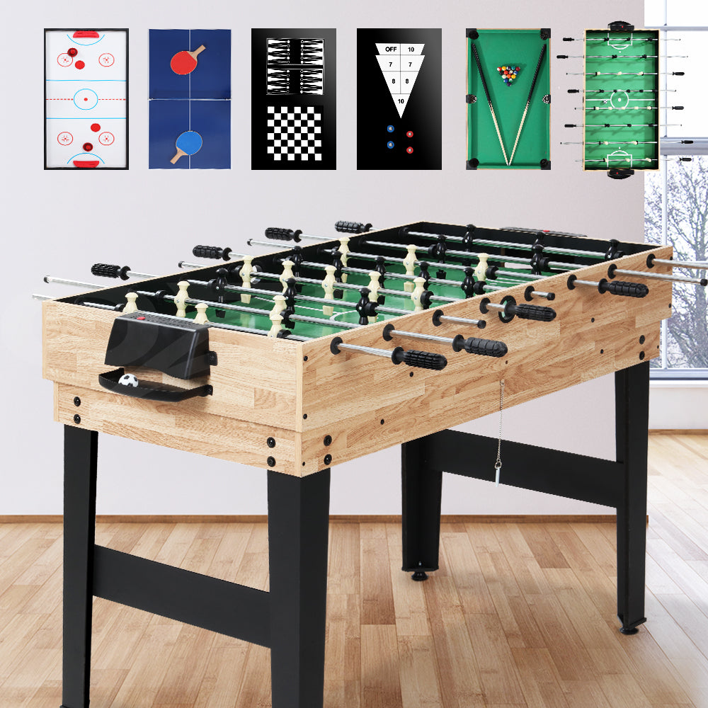 10 In 1 Games Table Soccer Foosball Pool Table Tennis Air Hockey Chess Pr71990 Soccer Nz Depot 6 - Nz Depot