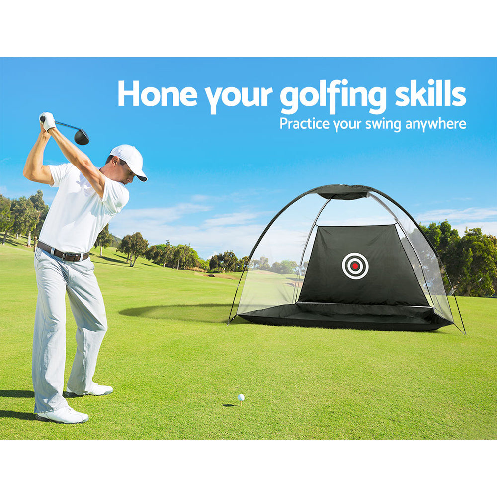 3M Golf Practice Net Tent Portable Training Aid Driving Target Mat Soccer Pr11254 Soccer Nz Depot 4 - Nz Depot