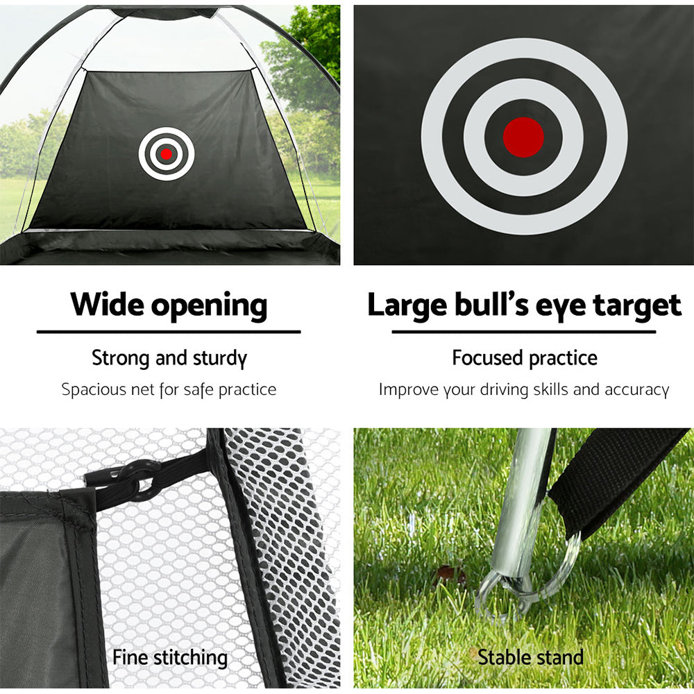 3M Golf Practice Net Tent Portable Training Aid Driving Target Mat Soccer Pr11254 Soccer Nz Depot 6 - Nz Depot