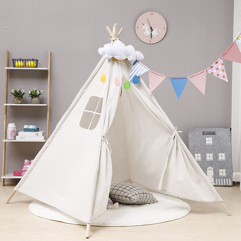 Ds Bs Kids Natural Cotton Teepee Play Tent