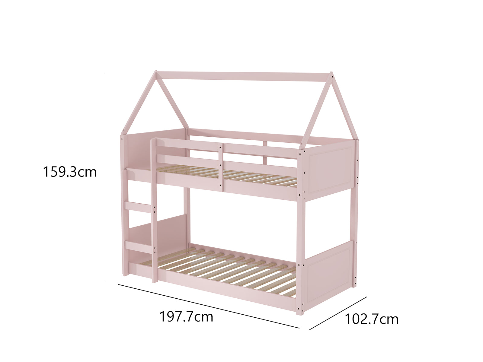 Ds Dolly Bunk Bed Pink Pr71833 Bunk Beds Nz Depot 3 - Nz Depot