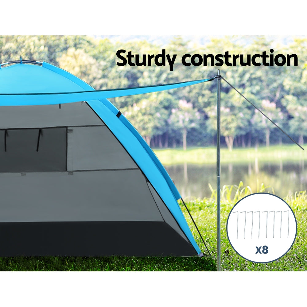 Ds Na Camping Tent Beach Tents Hiking Sun Shade Shelter Fishing 2 4 Person Pr12841 Tents Nz Depot 6 - Nz Depot