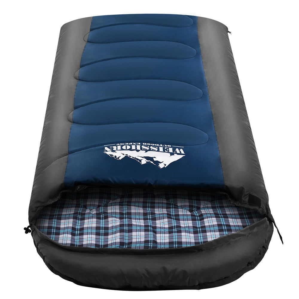 Ds Na Sleeping Bag Camping Hiking Tent Winter Outdoor Comfort 0 Degree Navy