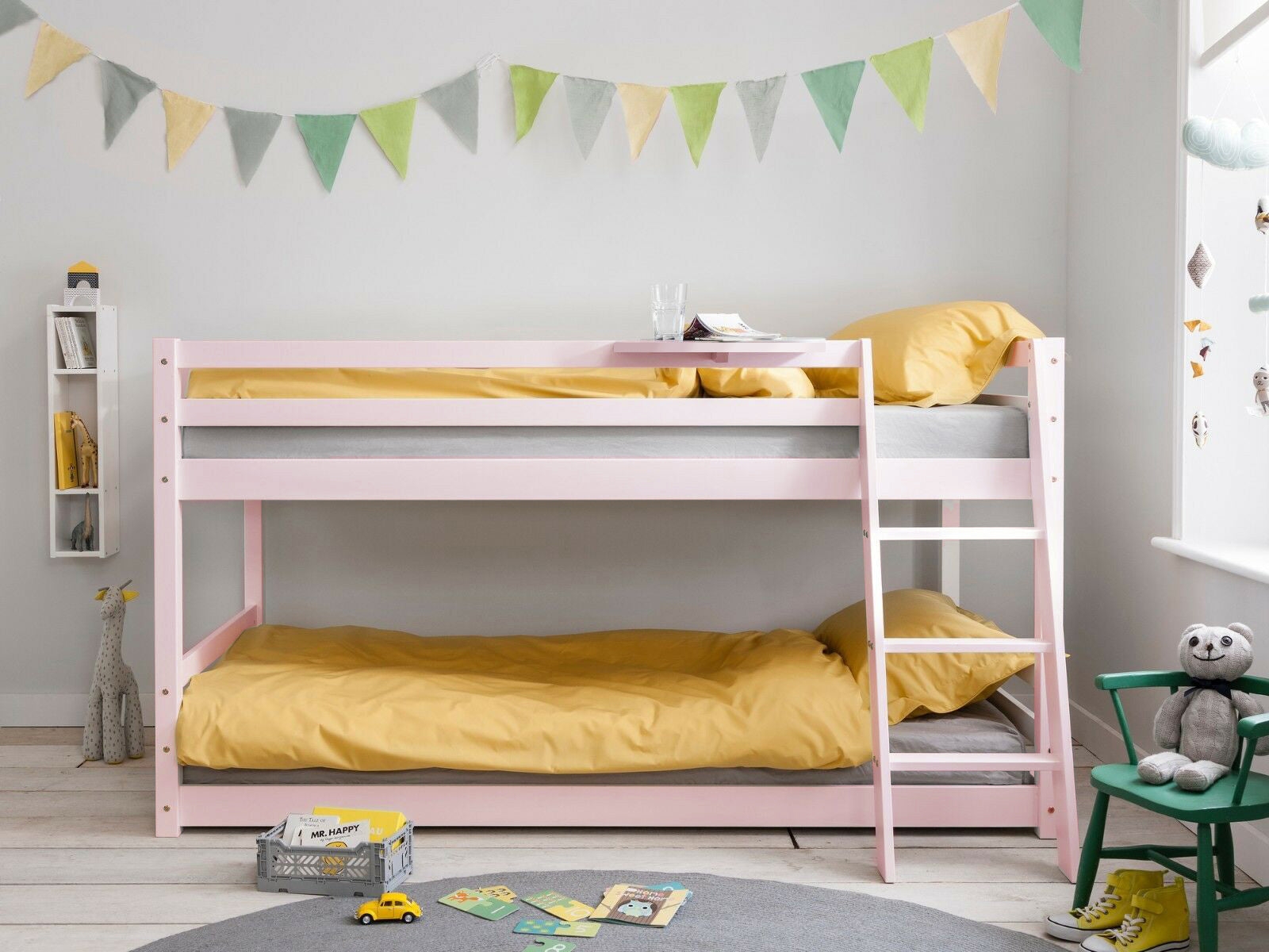 Ds Polli Mid Sleeper Bunk Bed Pink Pr71830 Bunk Beds Nz Depot 5 - Nz Depot